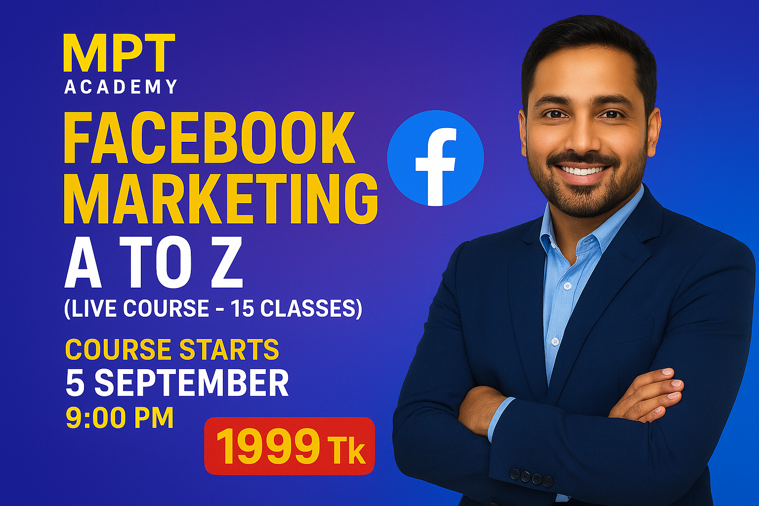 🚀 Facebook Marketing A to Z – লাইভ কোর্স